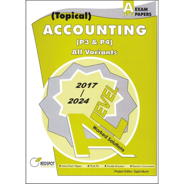 Picture of A Level Accounting P3 & P4 (Topical)