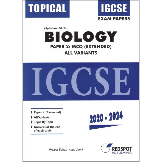 Picture of IGCSE Biology 0610, P2 Extended (Topical). All Variants